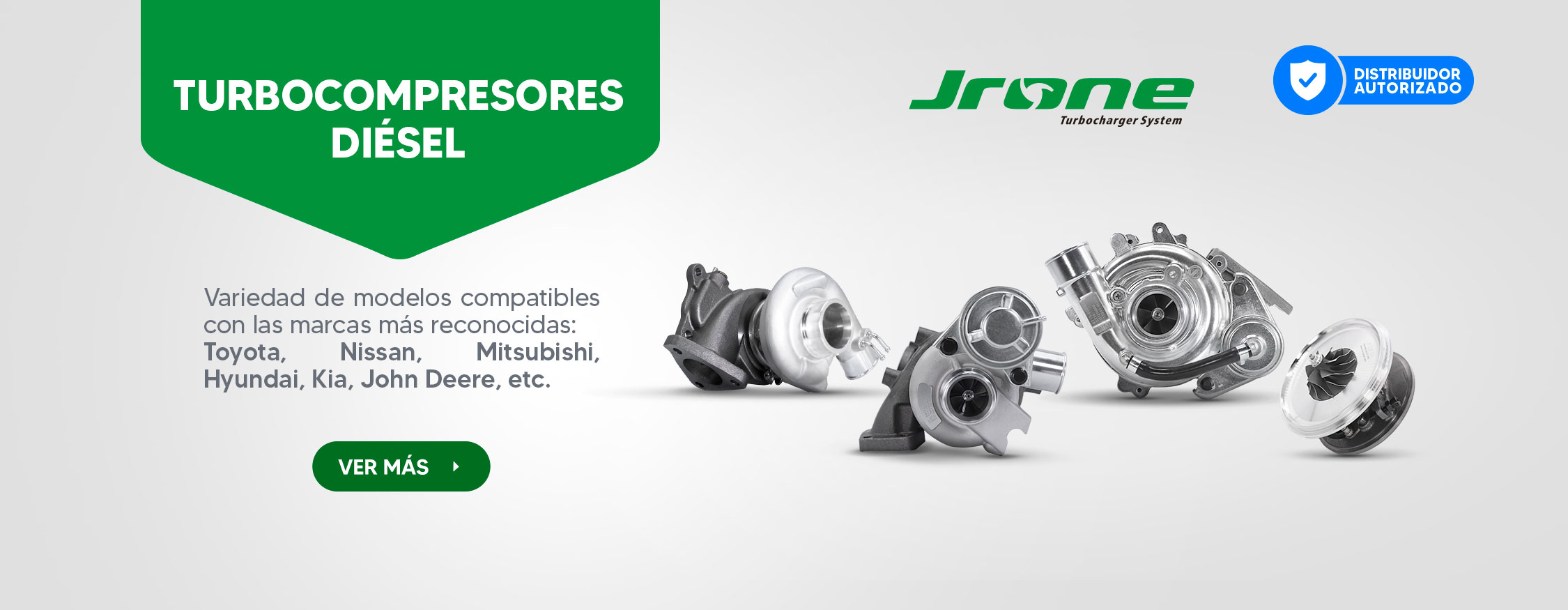 Turbos di茅sel Jrone para veh铆culos Toyota, Nissan, Mitsubishi, Hyundai y m谩s - HDI SAC